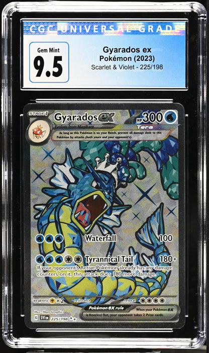 2023 Scarlet & Violet #225/198 Gyarados ex CGC 10
