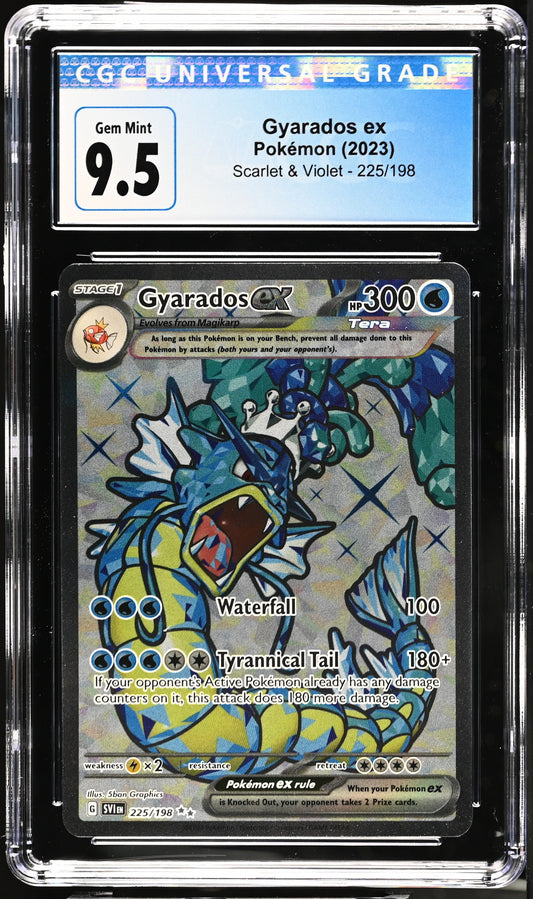 2023 Scarlet & Violet #225/198 Gyarados ex CGC 10