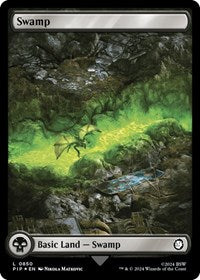 MTG Universes Beyond: Fallout Swamp (0850) (Surge Foil)
