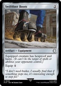 MTG Universes Beyond: Fallout Swiftfoot Boots