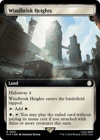 MTG Universes Beyond: Fallout Windbrisk Heights (Extended Art) (Surge Foil)