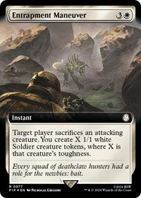 MTG Universes Beyond: Fallout Entrapment Maneuver (Extended Art) (Surge Foil)