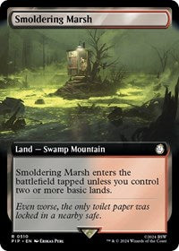 MTG Universes Beyond: Fallout Smoldering Marsh (Extended Art)