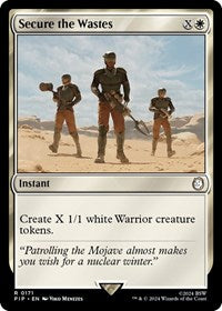 MTG Universes Beyond: Fallout Secure the Wastes