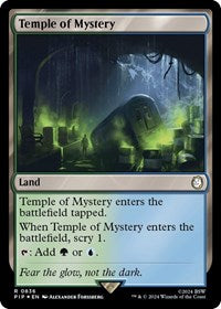 MTG Universes Beyond: Fallout Temple of Mystery (Surge Foil)