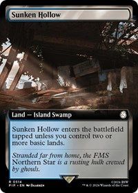 MTG Universes Beyond: Fallout Sunken Hollow (Extended Art)