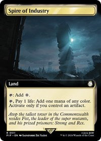 MTG Universes Beyond: Fallout Spire of Industry (Extended Art)