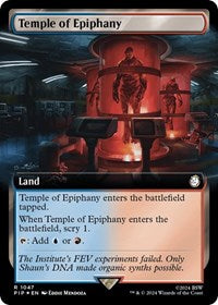 MTG Universes Beyond: Fallout Temple of Epiphany (Extended Art) (Surge Foil)