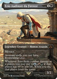 MTG Universes Beyond: Assassin's Creed Ezio Auditore da Firenze (Borderless)