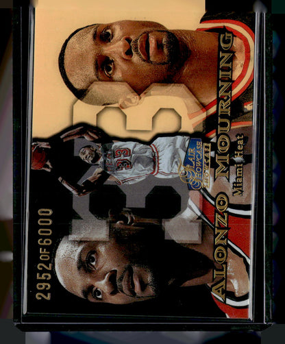 1998-99 Flair Showcase #62 Alonzo Mourning Flair Showcase Row 1 #/6000