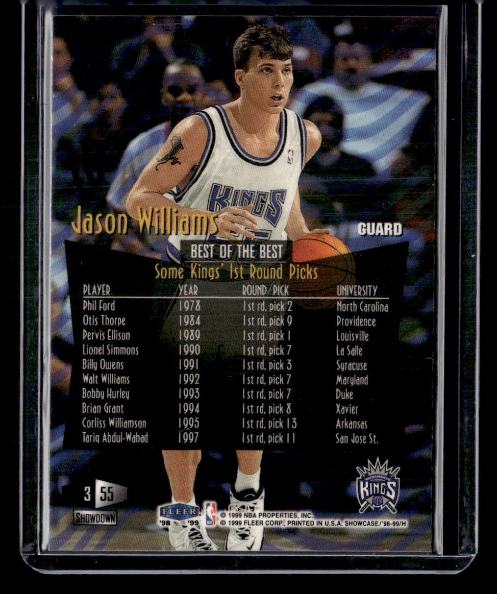 1998-99 Flair Showcase #55 Jason Williams