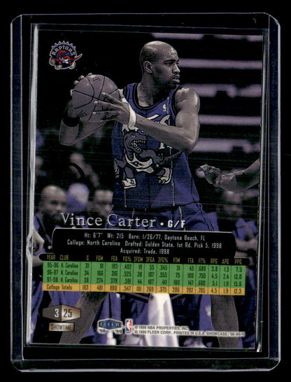 1998-99 Flair Showcase #25 Vince Carter