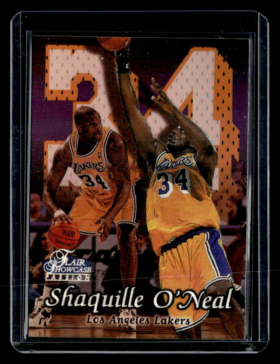1998-99 Flair Showcase #7 Shaquille O'Neal Flair Showcase Row 2