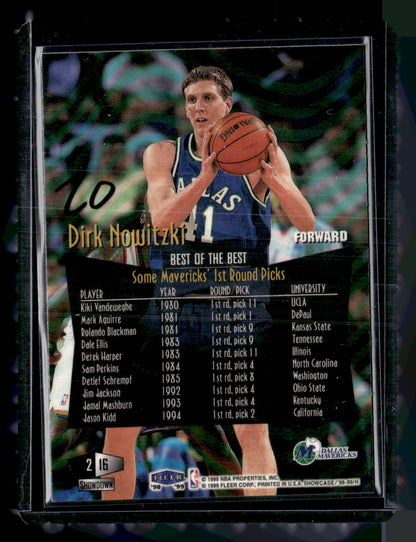 1998-99 Flair Showcase #16 Dirk Nowitzki Flair Showcase Row 2