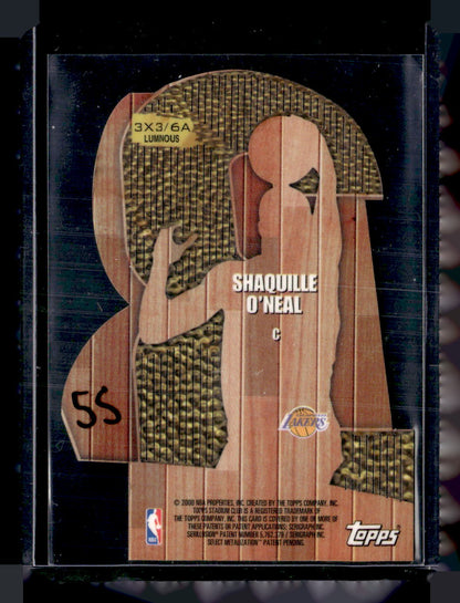 1999-00 Stadium Club #6A Shaquille O'Neal 3x3 Luminous