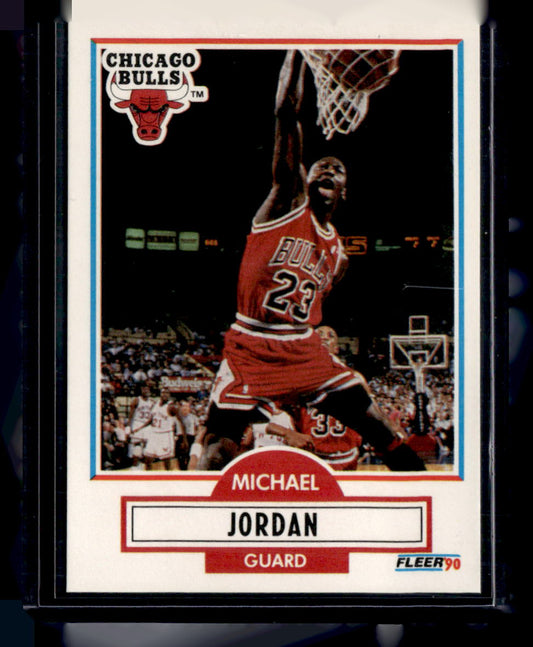 1990-91 Fleer #26b Michael Jordan