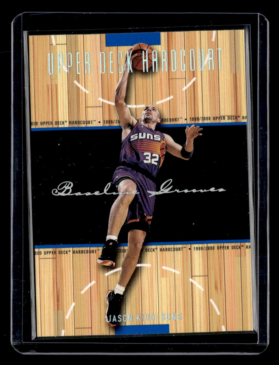 1999-00 Upper Deck Hardcourt #42 Jason Kidd Baseline Grooves Rainbow #/500