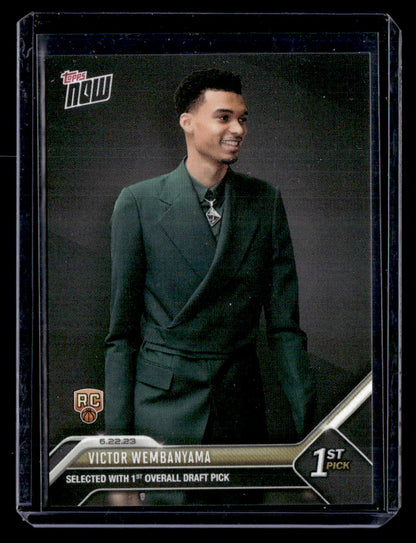 2023 Topps Now #D1 Victor Wembanyama