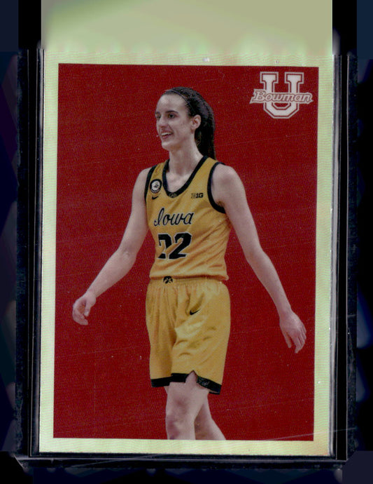 2022-23 Bowman University Chrome #09B-30 Caitlin Clark 2009 Bowman