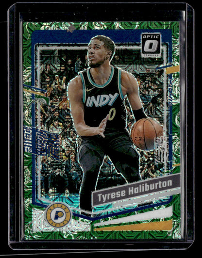 2023-24 Donruss Optic #27 Tyrese Haliburton Choice Dragon