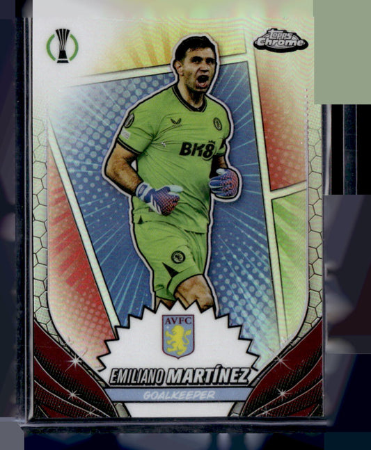 2023-24 Topps Chrome UEFA Club Competitions #23b Emiliano Martínez