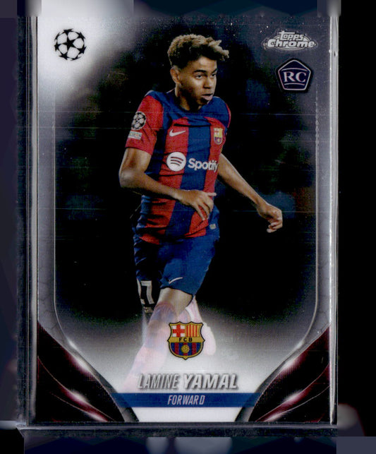 2023-24 Topps Chrome UEFA Club Competitions #64 Lamine Yamal