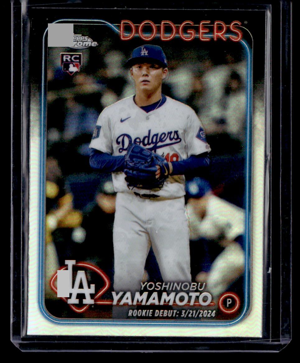 2024 Topps Chrome Update #USC108 Yoshinobu Yamamoto Refractors