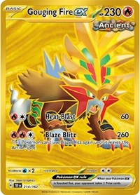 pokemon SV05: Temporal Forces Gouging Fire ex - 214/162