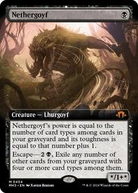 MTG Modern Horizons 3 Nethergoyf (Extended Art)