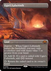 MTG Modern Horizons 3 Ugin's Labyrinth (Borderless)