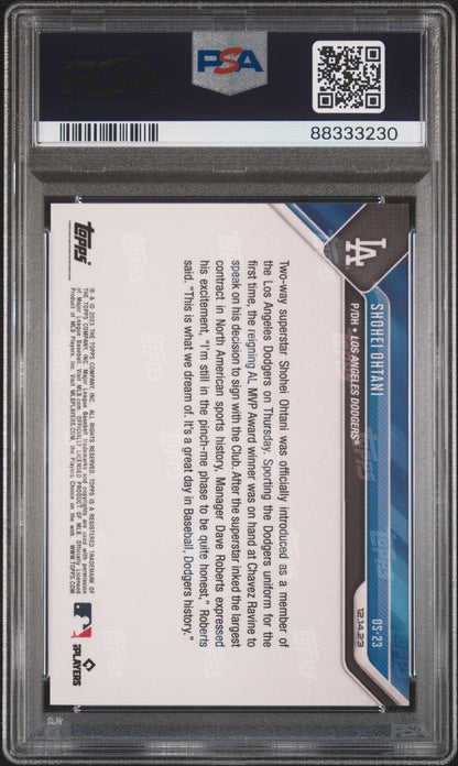 2023 Topps Now Offseason #OS23 Shohei Ohtani PSA 10