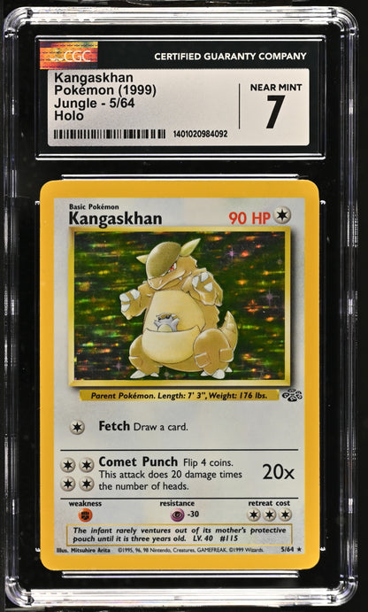 1999 Jungle #5/64 Kangaskhan CGC 7