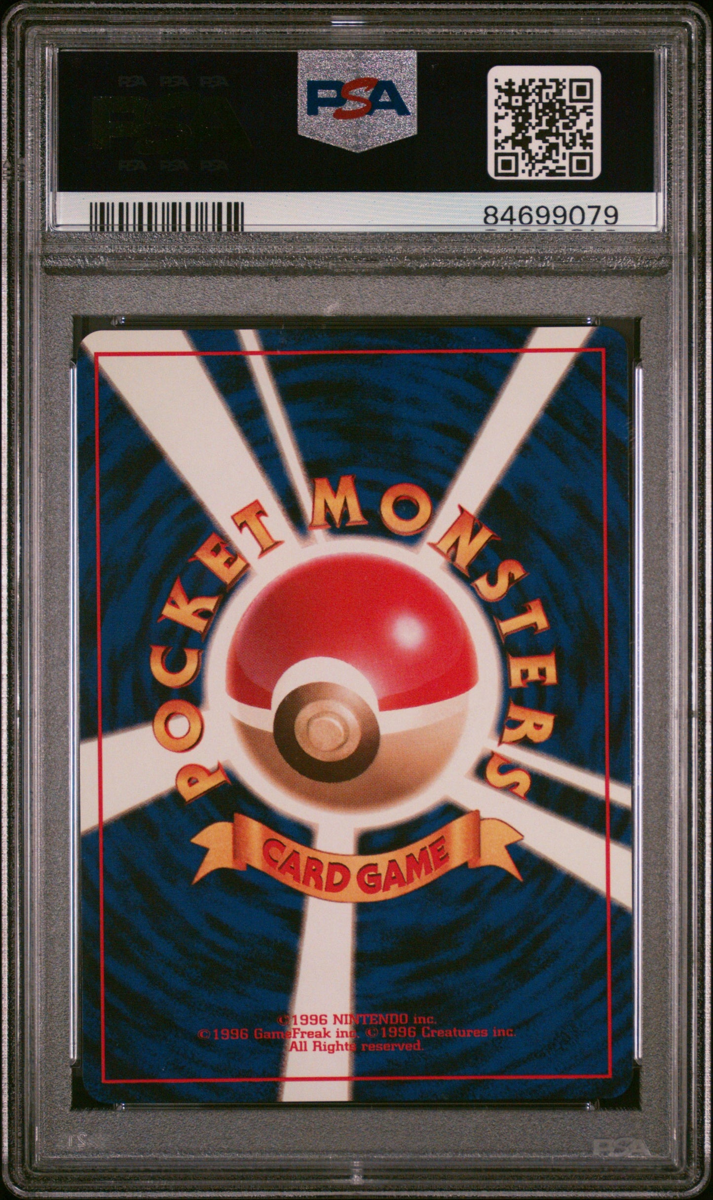 1997 Pokemon Japanese Rocket #80 Dark Slowbro-Holo PSA 9