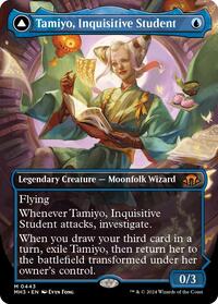 MTG Modern Horizons 3 Tamiyo, Inquisitive Student (Borderless)
