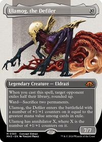 MTG Modern Horizons 3 Ulamog, the Defiler (Borderless)