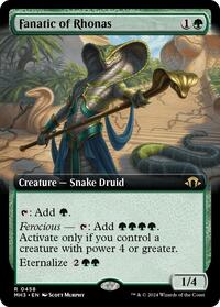 MTG Modern Horizons 3 Fanatic of Rhonas (Extended Art)