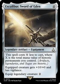 MTG Universes Beyond: Assassin's Creed Excalibur, Sword of Eden