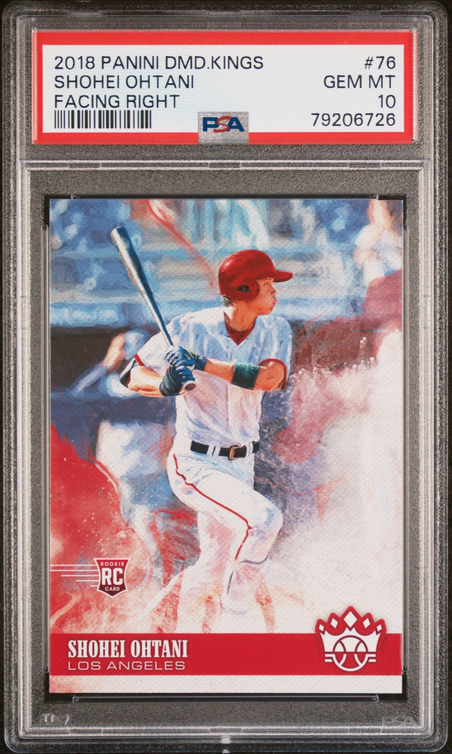 2018 Panini Diamond Kings #76 Shohei Ohtani Facing Right PSA 10 79206726