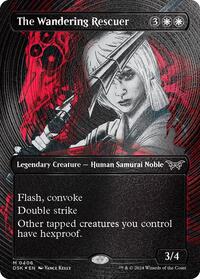 MTG Duskmourn: House of Horror The Wandering Rescuer (Showcase) (Textured Foil)