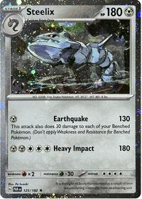 Pokemon Miscellaneous Cards & Products Steelix - 125/182 (Cosmos Holo)
