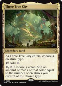 MTG Bloomburrow Three Tree City