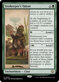 MTG Bloomburrow Innkeeper's Talent