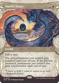 MTG Bloomburrow Dawn's Truce (Showcase)
