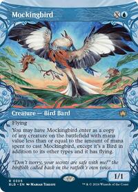 MTG Bloomburrow Mockingbird (Showcase)