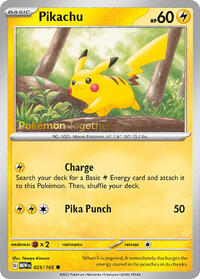 Pokemon Miscellaneous Cards & Products Pikachu - 025/165 (Pokemon Together)