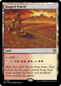 MTG Commander: Bloomburrow Rugged Prairie