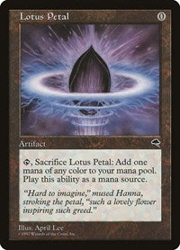 MTG Tempest Lotus Petal