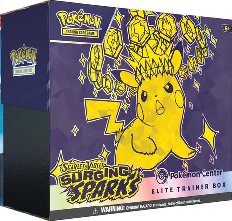 pokemon SV08: Surging Sparks Pokemon Center Elite Trainer box
