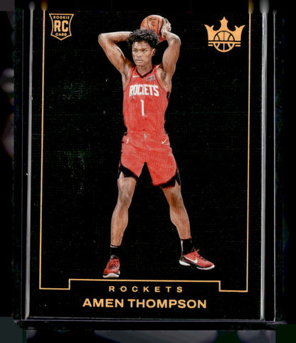 2023-24 Panini Court Kings #11 Amen Thompson Blank Slate