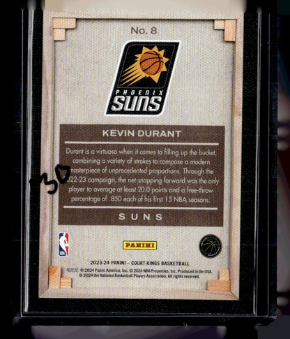 2023-24 Panini Court Kings #8 Kevin Durant Blank Slate